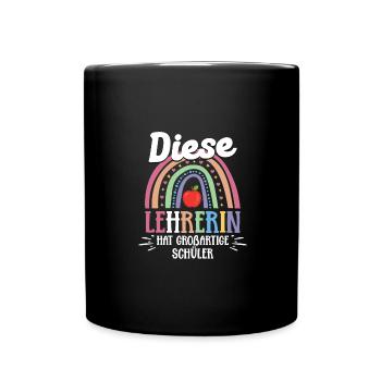 Grundschullehrerin - Diese Lehrerin hat großartige - Tasse einfarbig - Schwarz - Vorne