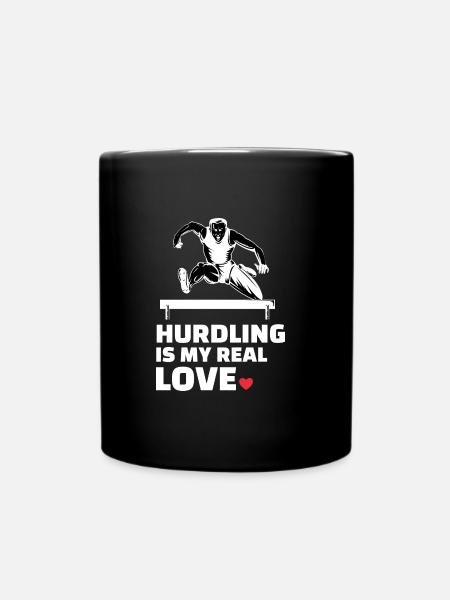Ich Liebe Hürden - Tasse einfarbig - Schwarz