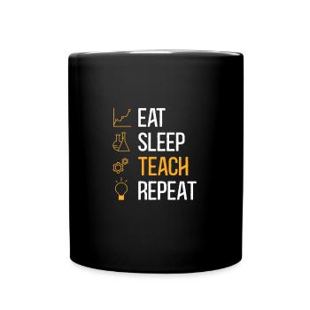 Englisch Lehrer Teacher Englischlehrerin Pädagoge - Tasse einfarbig - Schwarz - Vorne