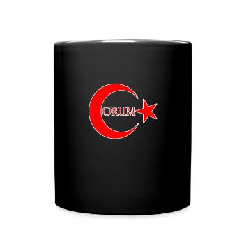 Türkei Çorum - Tasse einfarbig - Schwarz - Vorne