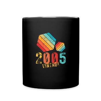 Édition Limitée Vintage Anniversaire Année 2005 - Mug uni - noir - Devant