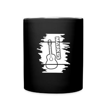 Guitar Markus - Full Colour Mug - black - Front