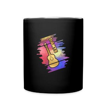 Guitare Guitare Jouer de la Guitare Dante - Mug uni - noir - Devant