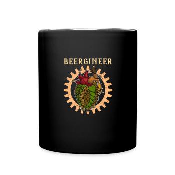 Brewer Brewer Hops Beer Drinker Brewery Beer - Full Colour Mug - black - Front