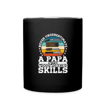 carpenter carpentry carpentry woodworker profession - Full Colour Mug - black - Front