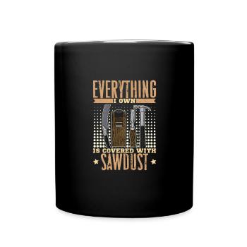 carpenter carpentry carpentry woodworker profession - Full Colour Mug - black - Front