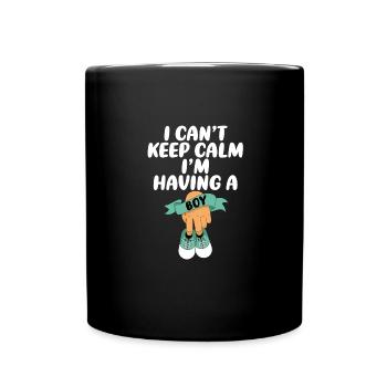 I Can't Keep Calm I'm Having Twins Mom Mother - Full Colour Mug - black - Front