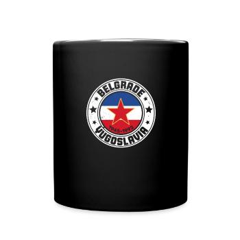 Jugoslavija Yugoslavia Jugo Tito SFRJ Jugoslawien - Tasse einfarbig - Schwarz - Vorne
