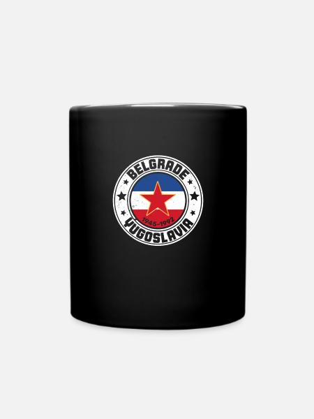 Jugoslavija Yugoslavia Jugo Tito SFRJ Jugoslawien - Tasse einfarbig - Schwarz