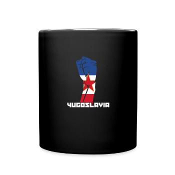 Jugoslavija Yugoslavia Jugo Tito SFRJ Jugoslawien - Tasse einfarbig - Schwarz - Vorne