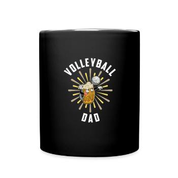Volleyball Beer Beer Drinker Volleyball Coach - Full Colour Mug - black - Front