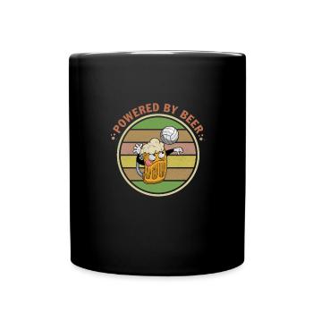 Volleyball Beer Beer Drinker Volleyball Coach - Full Colour Mug - black - Front