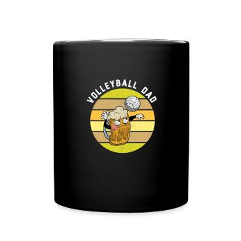 Volleyball Beer Beer Drinker Volleyball Coach - Full Colour Mug - black - Front