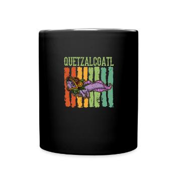 Quetzalcoatl Axolotl Mexique Divinité Aztèque - Mug uni - noir - Devant