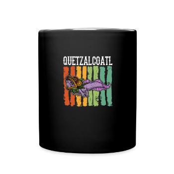 Quetzalcoatl Axolotl Mexique Divinité Aztèque - Mug uni - noir - Devant