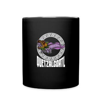 Quetzalcoatl Axolotl Mexico Aztecs Deity - Full Colour Mug - black - Front