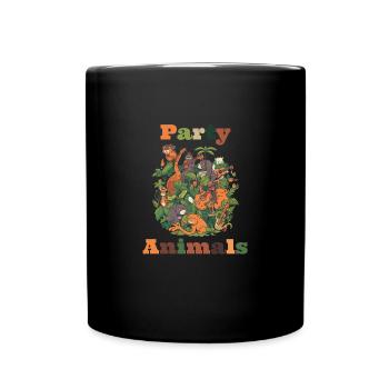 Wild Party Animals Music Band - Full Colour Mug - black - Front