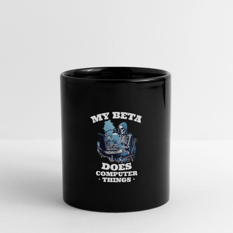 My beta makes computer things programmers Full Colour Mug