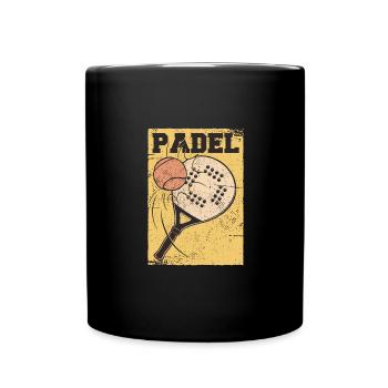 Padel Tennis Paddle Paddle Ball Padel Platform - Full Colour Mug - black - Front