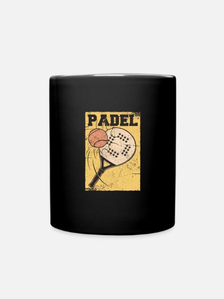 Padel Tennis Paddle Paddle Ball Padel Platform - Full Colour Mug - black