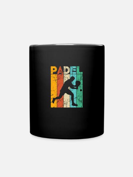 Padel Tennis Paddle Paddle Ball Padel Platform - Mug uni - noir