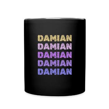 Gift for Damian - Full Colour Mug - black - Front