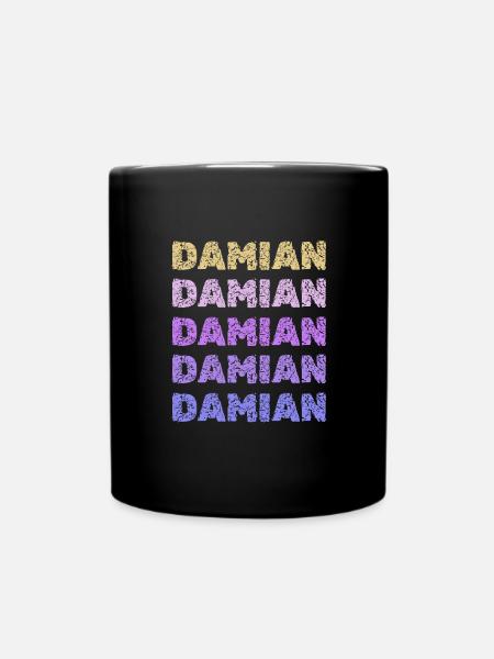 Geschenk für Damian - Tasse einfarbig - Schwarz