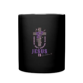 La normalité chrétienne ne revient pas, Jésus le fait - Mug uni - noir - Devant