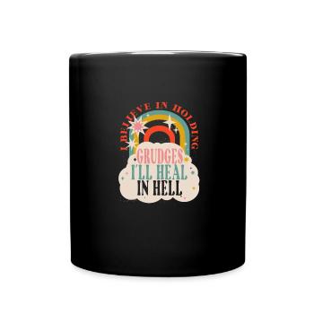 I believe in guilt that I feel in hell - Full Colour Mug - black - Front