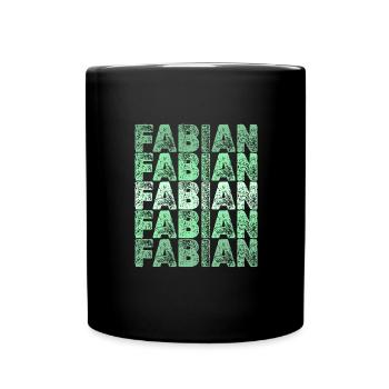 Gift for Fabian - Full Colour Mug - black - Front