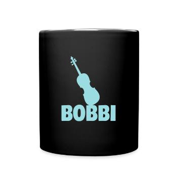 Violoncelle Bobbi - Mug uni - noir - Devant