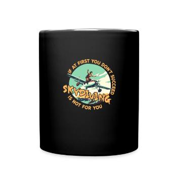 Si cela ne fonctionne pas la première fois - Mug uni - noir - Devant