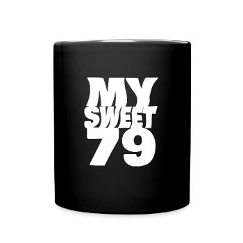 Süß 79 - Tasse einfarbig - Schwarz - Vorne