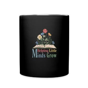 Wildflowers Teacher School Help for the - Full Colour Mug - black - Front