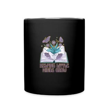 Wildflowers Teacher School Help for the - Full Colour Mug - black - Front