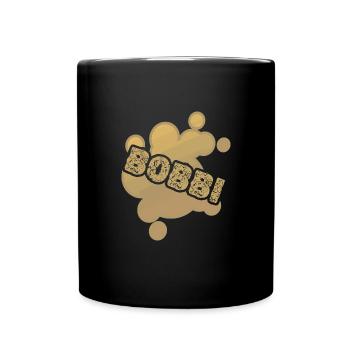 First name Bobbi - Full Colour Mug - black - Front