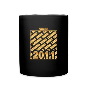 Hero 2011 - Full Colour Mug - black - Front