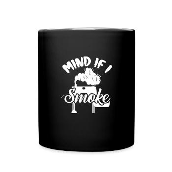 Mind If I Smoke Ribs Grill BBQ Short Ribs Rack - Tasse einfarbig - Schwarz - Vorne