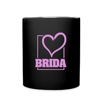 Bachelorette Brida - Full Colour Mug - black - Front