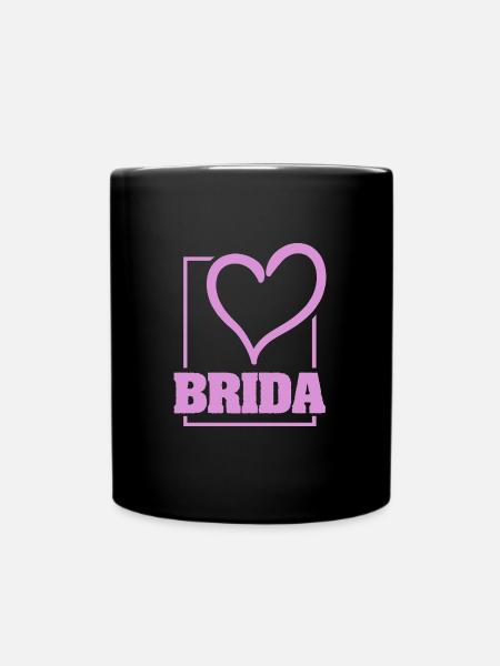 Bachelorette Brida - Tasse einfarbig - Schwarz