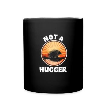 Pas un Hugger Porcupine Nature Lover Rod - Mug uni - noir - Devant