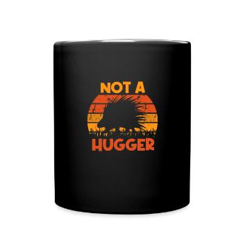 Pas un Hugger Porcupine Nature Lover Rod - Mug uni - noir - Devant