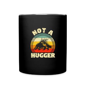 Pas un Hugger Porcupine Nature Lover Rod - Mug uni - noir - Devant