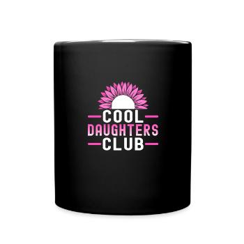 Cool Aunts Club Groovy Retro Tante Muttertag - Tasse einfarbig - Schwarz - Vorne