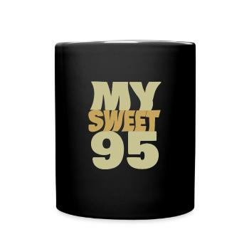 Sucré 95 - Mug uni - noir - Devant