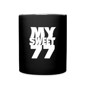 Doux 77 - Mug uni - noir - Devant