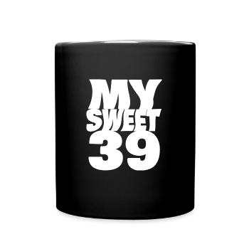 39 - Tasse einfarbig - Schwarz - Vorne