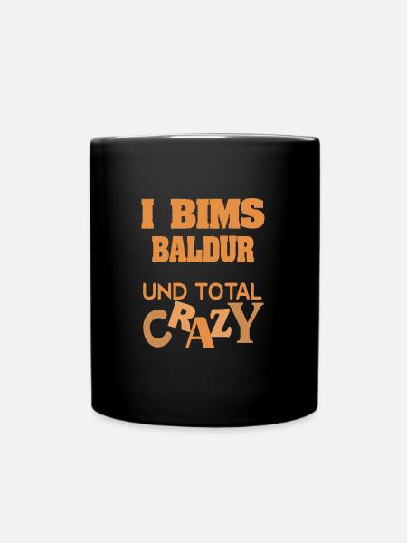 Geschenk für Baldur - Tasse einfarbig - Schwarz