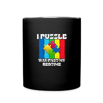 Je suis perplexe bien au-delà de l’heure du coucher - Mug uni - noir - Devant
