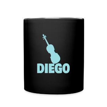 Viola Diego - Full Colour Mug - black - Front